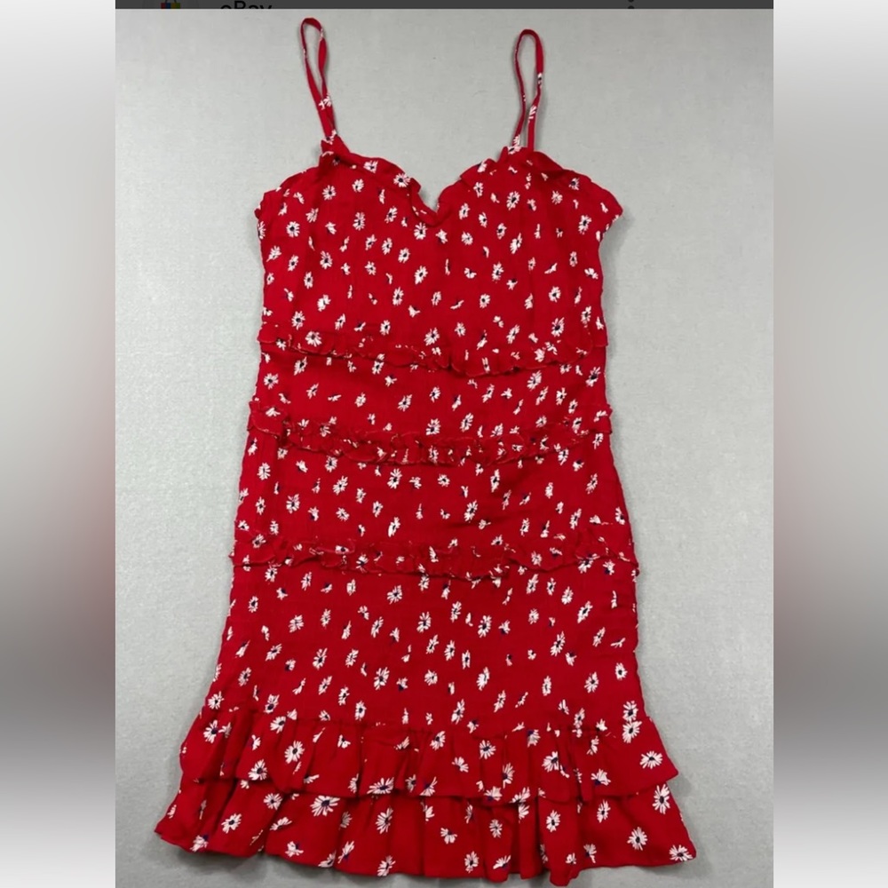 Sim & Sam Red floral maxi dress